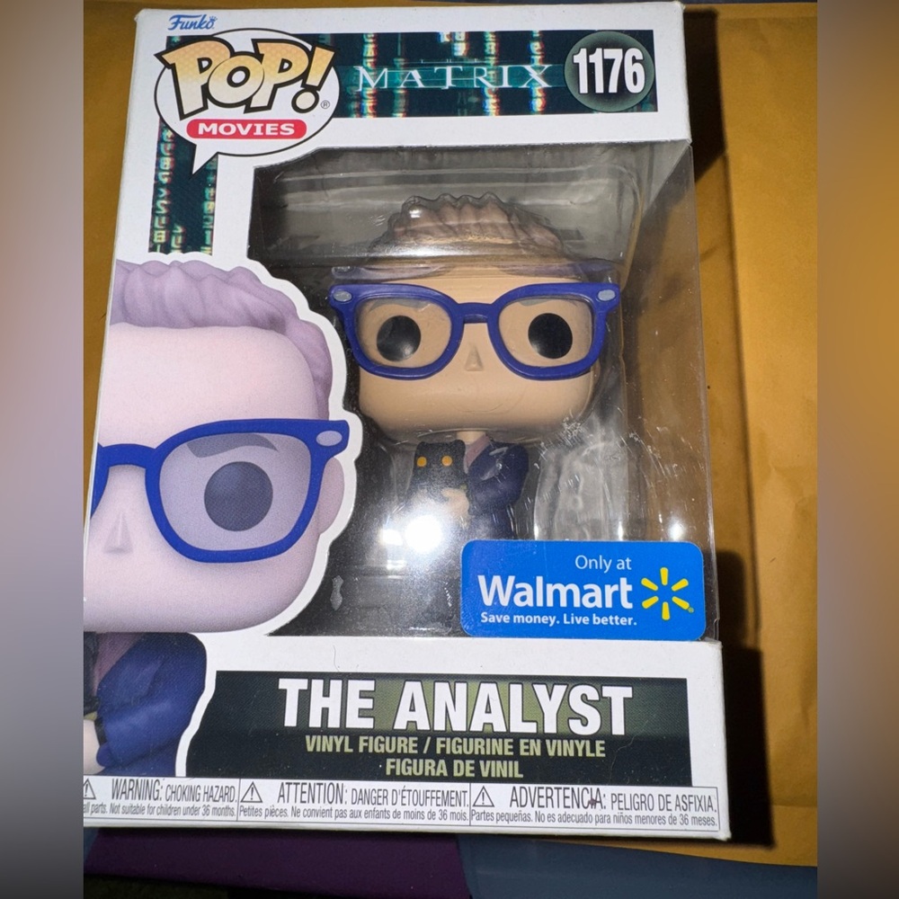 Funko Pop Movies The Analyst with Blue Glasses